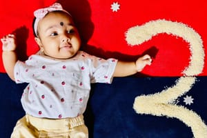 Anika’s Third-Month Celebration: A Starry Night with a Rice Twist